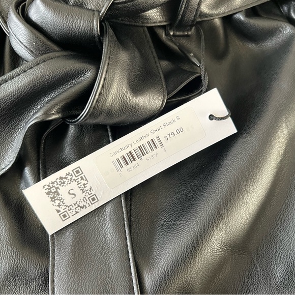 NWT Faux leather shorts - Picture 3 of 5